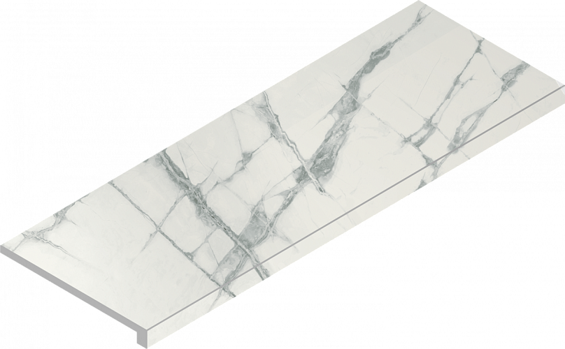 Ступень угловая правая Charme Deluxe Invisible White Scal.80 Ang.Dx Nat 620070001627 33x80