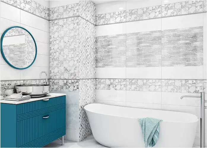 Декор Vesta Silver DW11VST00 Матовая 20x60