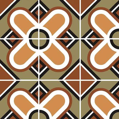 Bauhome Blume Warm Керамогранит 20x20