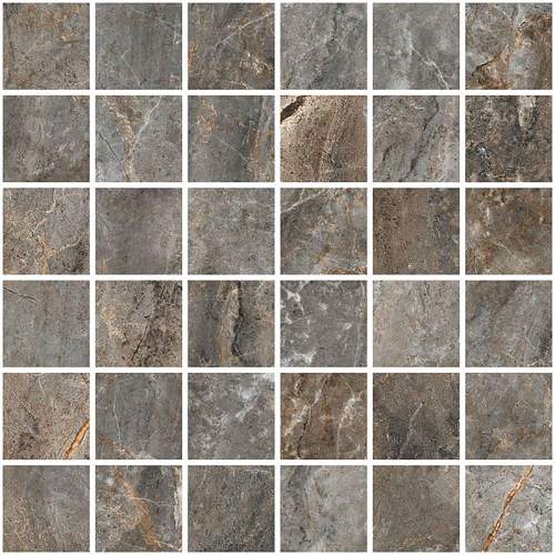 Декор-Мозаика Marble-Stone Тауп Матовый-Лаппато Ректификат (5x5) K9498868R 30x30