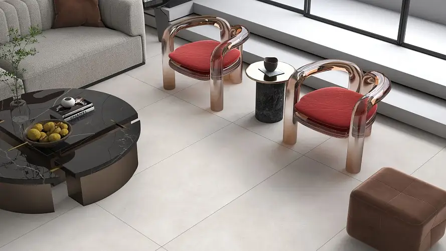 Concrete White Matt N12043 Керамогранит 120x120