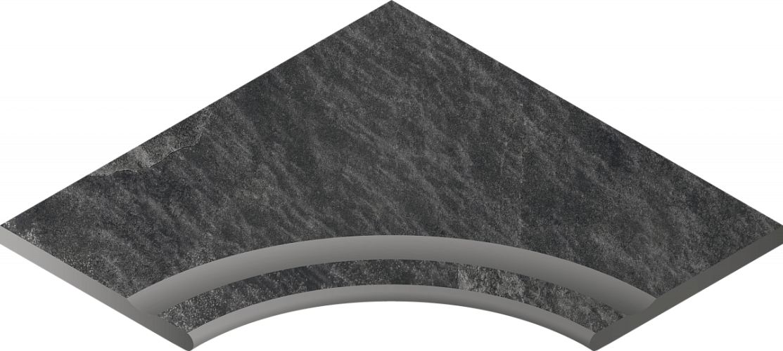 Бортик Materia Titanio Bor. Svasato Ang.Round 30 С выемкой Угл Закругл 620090000408 60x60