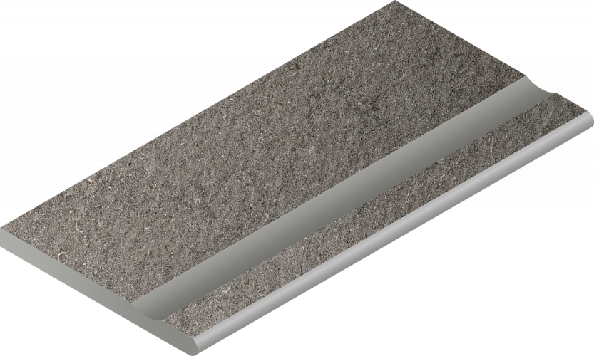 Бортик с выемкой закруглённый фронтальный Discover X2 Fume Bordo Svasato Round 620090001038 30x60