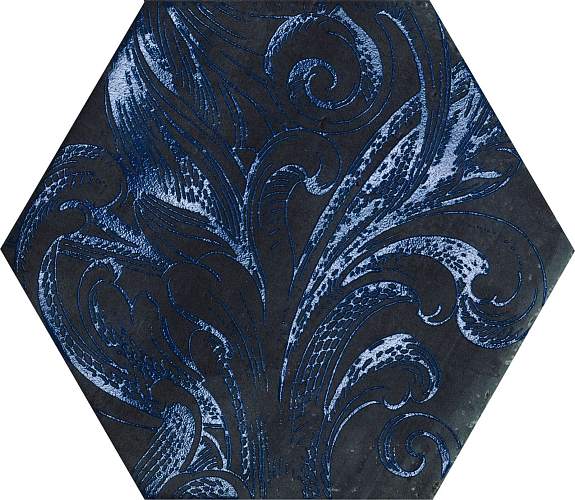 Декор Esagona Fuoridamasco Blu S/6 24x27,7