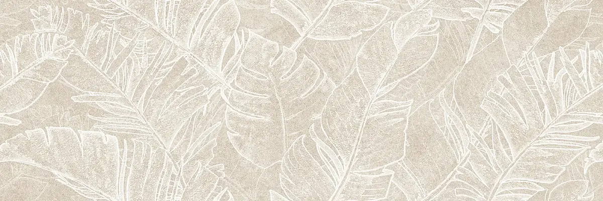 Garden Бежевые Растения TWU3090GAR14R Матовая 30x90