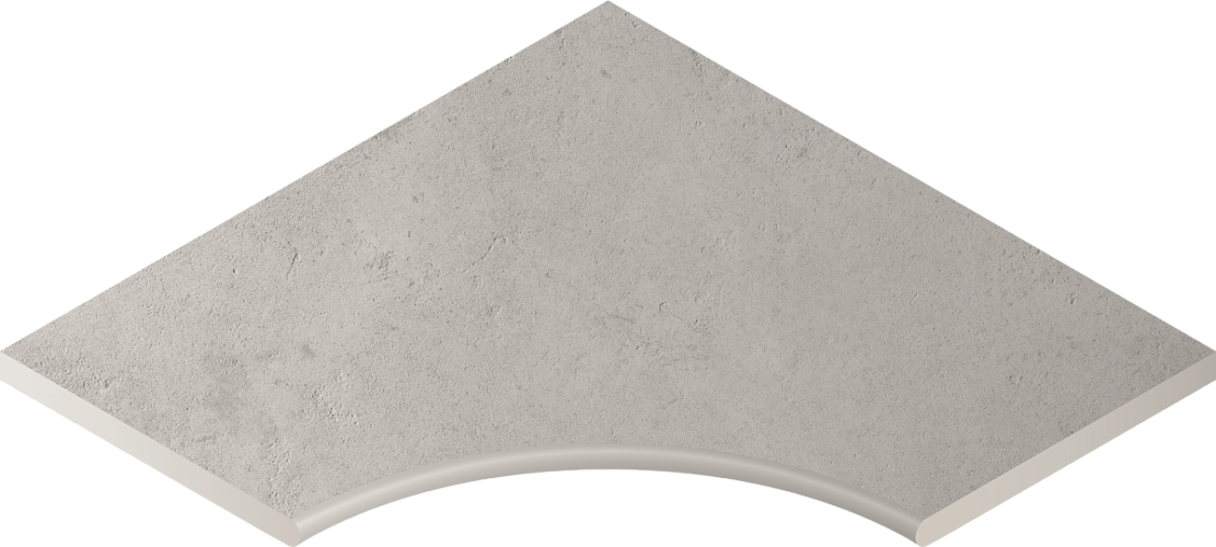 Бортик угловой Millennium X2 Silver Svasato Ang.Round30 Nat Закруг 620090000734 60x60