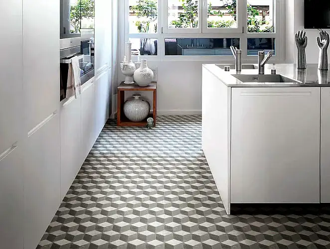 Firenze Heritage Deco Esagono Fiore fOF1 Керамогранит 21,6x25