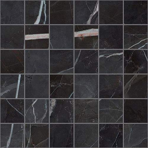 Мозаика Calacatta Black Mosaico Lap. CH033ML 30x30