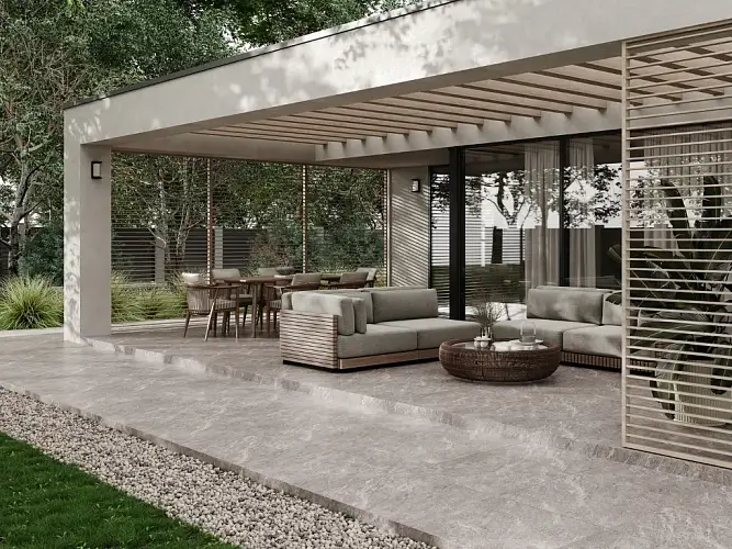 Desert Бежевый A17886 Рельефный Матовый Керамогранит 59,8x59,8