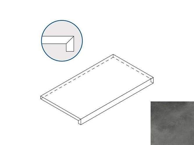 Ступень фронтальная Millennium X2 Black Scal.60 Front Nat 620070001724 33x60