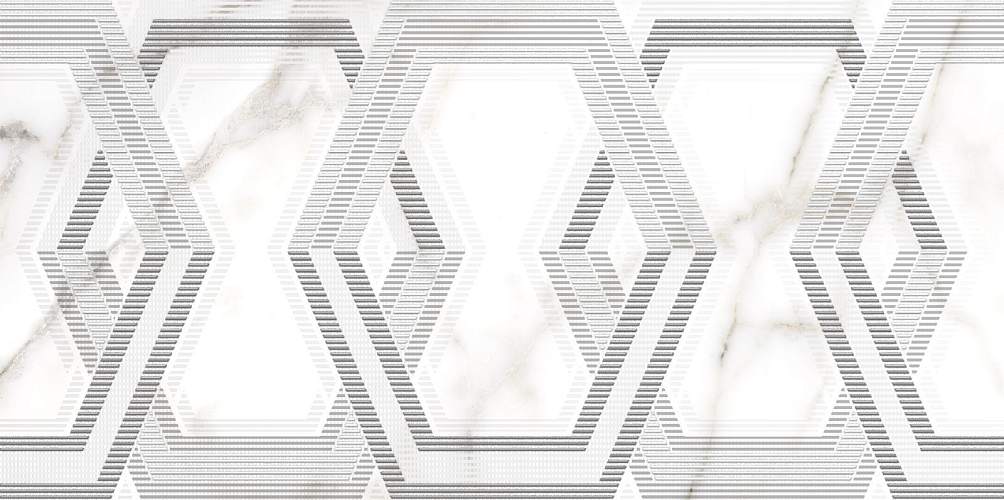 Декор Grigio Серый DWU09GRG017 Глянцевый 24,9x50