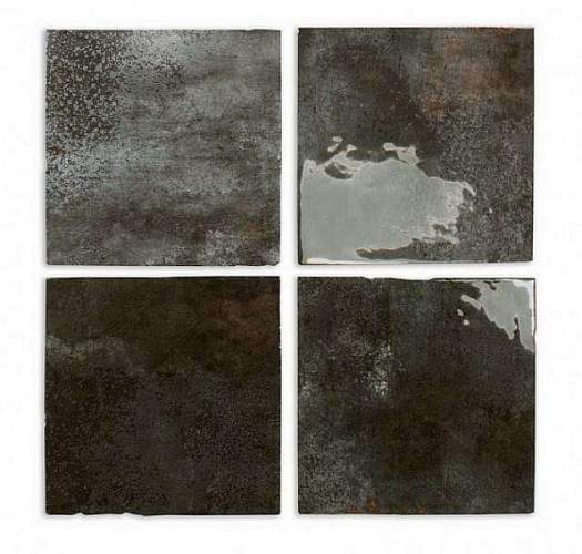 Enamel Square Charcoal 12,5x12,5