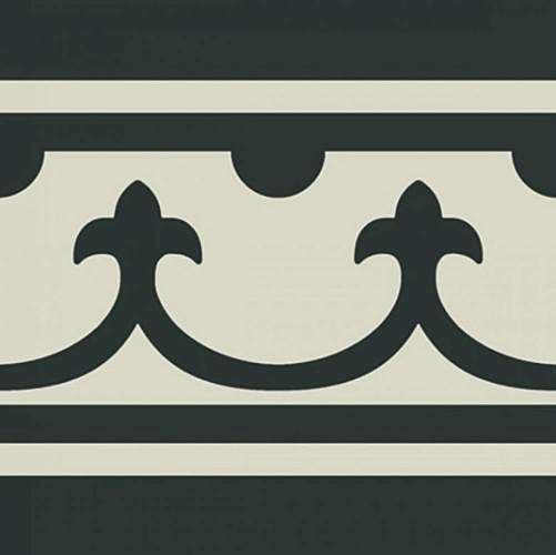 Декор Pasion Negro Cenefa 20x20