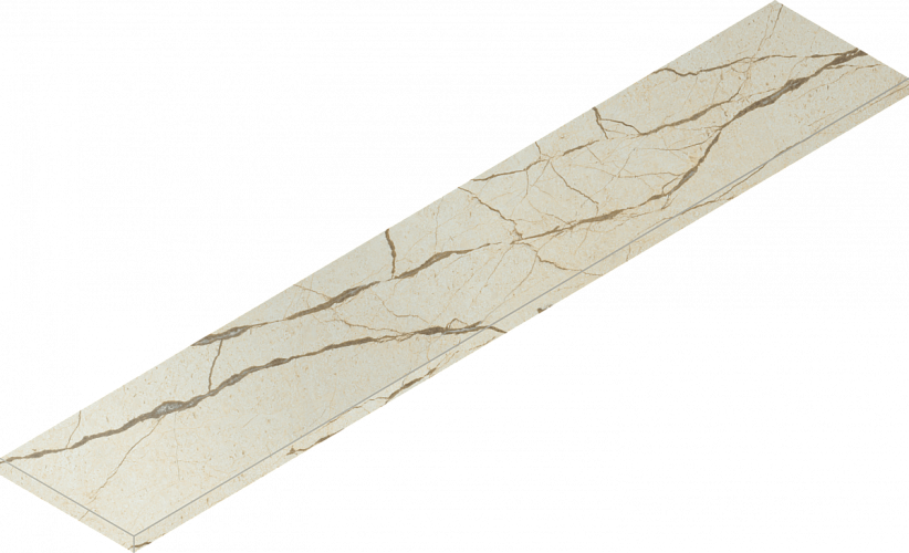 Ступень угловая левая Charme Deluxe Cream River Scal.160 Ang.Sx Nat 620070001657 33x160