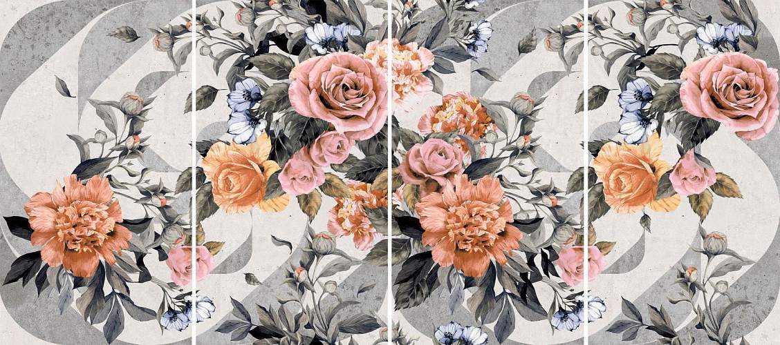 Панно Лофт Стайл 1609-0020 (из 4-x плиток) 45x100