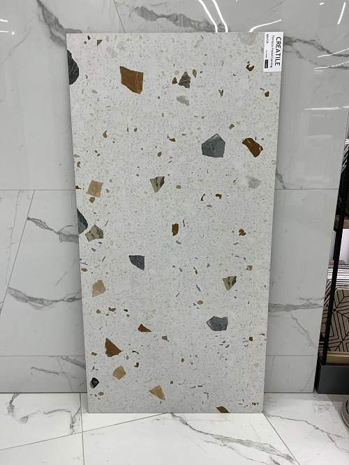Terrazzo Pastel 9mm Carving Керамогранит 60x120