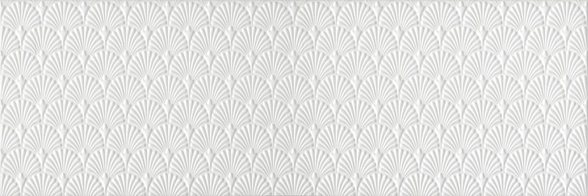 Гарса Структура 12154R Белый Матовый Обрезной 25х75