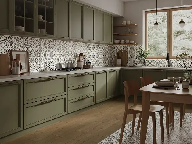 Teakwood Бежевый A17900 Рельефный Матовый Керамогранит 18,5x59,8