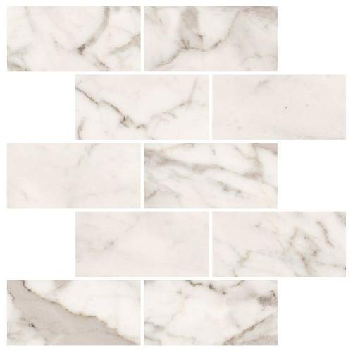 Мозаика Marble Trend Белая 30,7x30,7