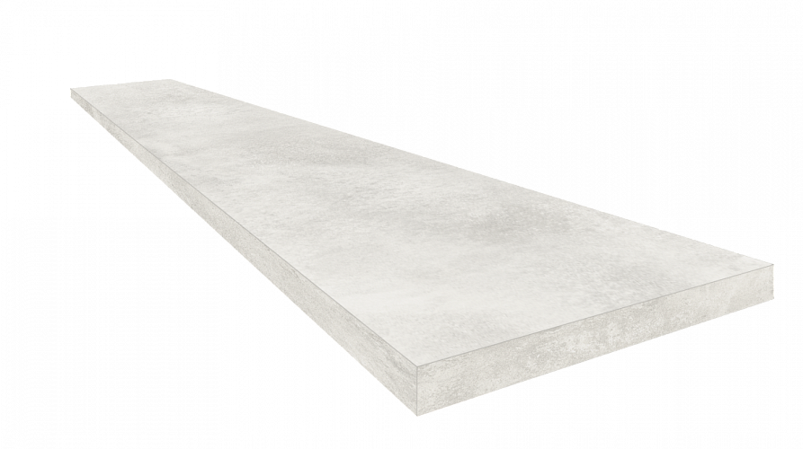 Ступень угловая правая Астро Уайт / Astro White Scal.120 Ang.Dx 33x120
