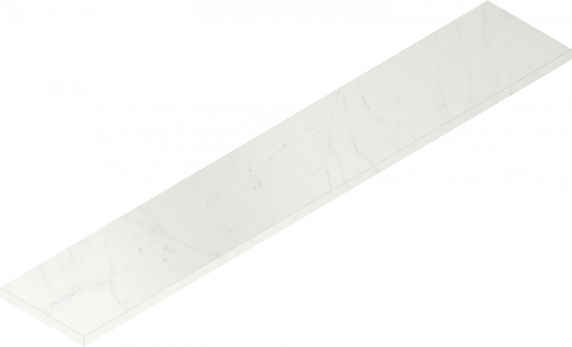 Ступень угловая левая Charme Deluxe Bianco Michelangelo Scal.160 Ang.Sx Nat 620070001653 33x160