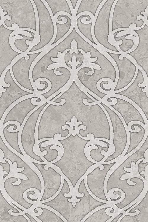 Декор Ферони OS\B260\8348 Серый Матовый 20x30