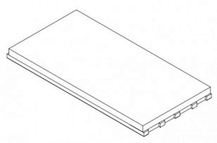 Решётка для бассейна Griglia Frame 20 Grip 25x50