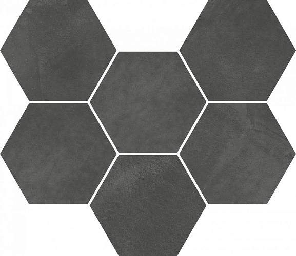 Мозаика Continuum Petrol Hexagon 620110000190 25x29
