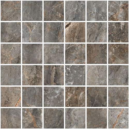 Декор-Мозаика Marble-X Аугустос Тауп Лаппато Ректификат (5x5) K9498828LPR 30x30