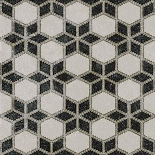 Декор Фреджио 4 VT\A297\SG1544N Черно-Белый 20х20