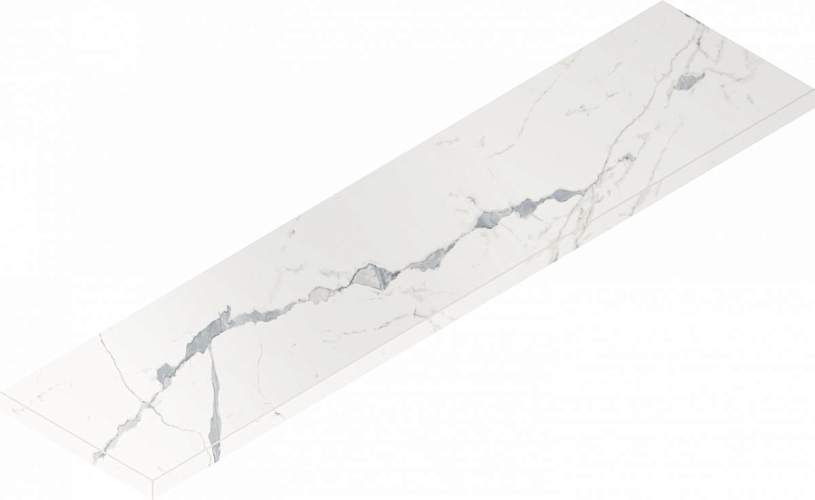 Ступень угловая левая Stellaris Statuario White Scalino Ang Sx 620070002605 33x120