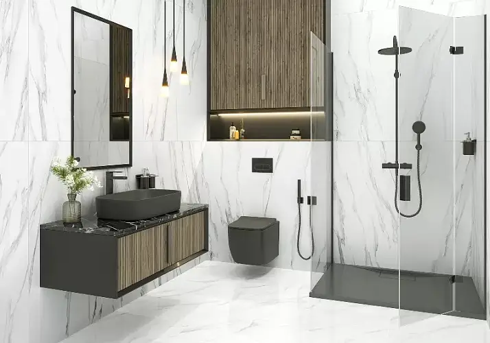 Statuario Silver 60120STA15P Глянцевый Керамогранит 60x120