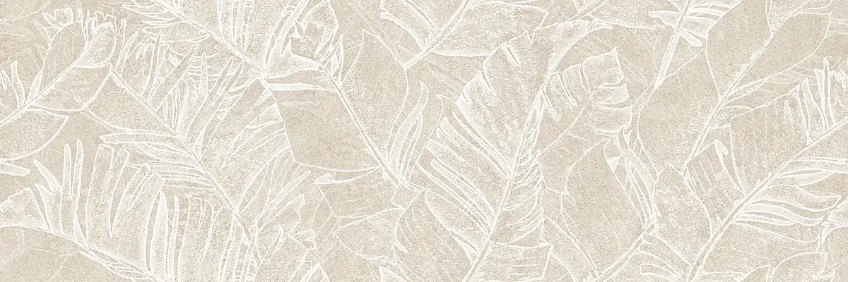 Garden Бежевые Растения TWU3090GAR14R Матовая 30x90