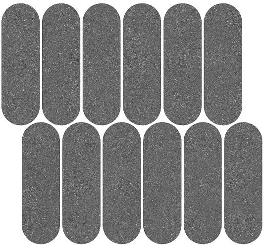 Декор Джиминьяно ID147 Наборный Антрацит Матовый 30x32