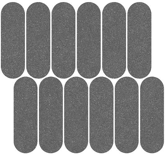 Декор Джиминьяно ID147 Наборный Антрацит Матовый 30x32