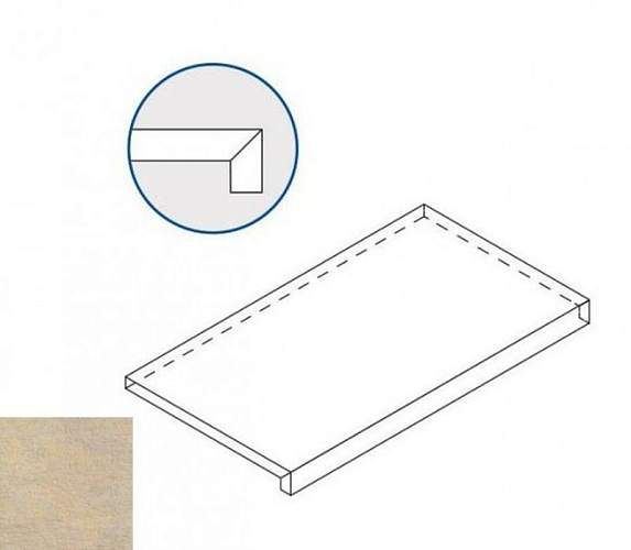 Ступень фронтальная District Sand X2 Scal. Front 620070000709 33x60