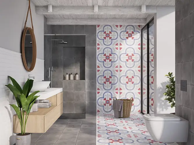 Motley Светло-Серый A17924 Матовый Керамогранит 29,8x29,8