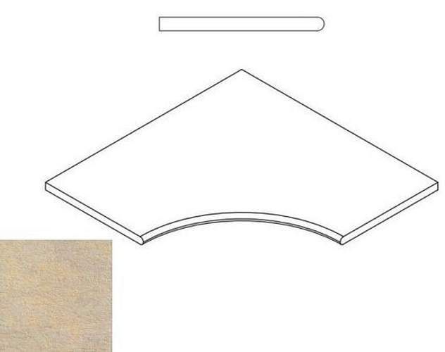 Бортик District Sand Bor. Ang.Round 30 Угл Закругл 620090000245 60x60