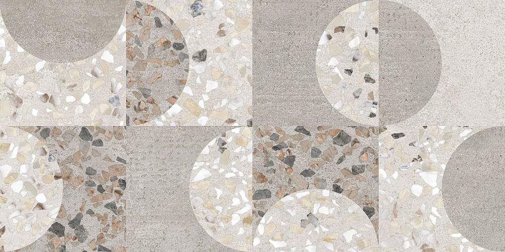 Beton-Terrazzo Декор Геометрический Лаппато Ректификат K949799LPR Керамогранит 30x60