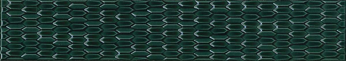 Бордюр Левада LSB001 Зеленый Темный Глянцевый 7x40