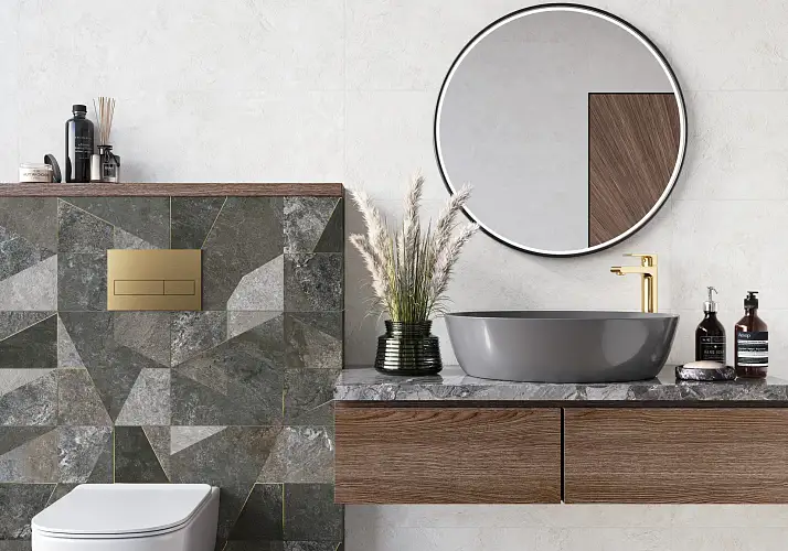 Land Серая TWU3090LAN70R Матовая 30x90