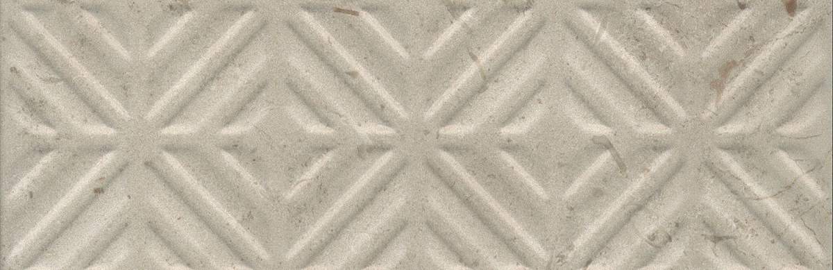 Бордюр Карму 11210R\4 Бежевый Матовый Обрезной 9,6x30