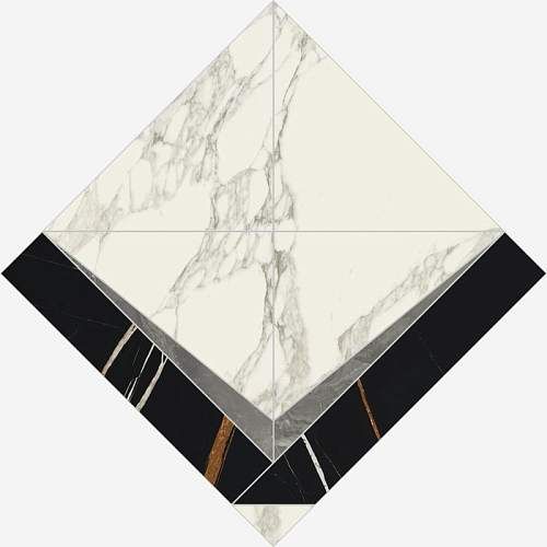 Декор Charme Deluxe Arabescato White Intarsio Lux 620120000075 56,4x56,4