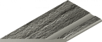 Бортик левый Skyfall X2 Grigio Svasato Round Sx Nat Закруг с выемкой 620090000698 30x60