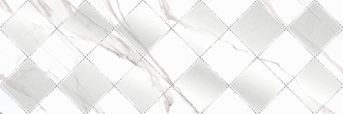 Декор Laredo Серый DWU93LRD17R Глянцевый 30x90