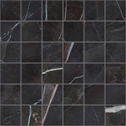 Мозаика Calacatta Black Mosaico Lap. CH033ML 30x30