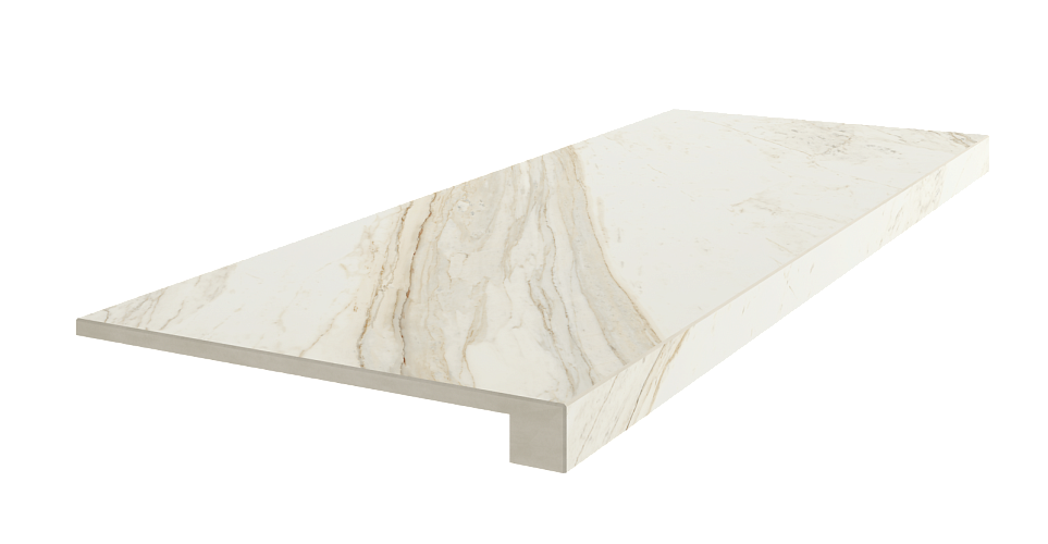 Ступень фронтальная Треви Уайт / Trevi White Scal.90 Front 33x90