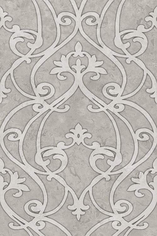 Декор Ферони OS\B260\8348 Серый Матовый 20x30