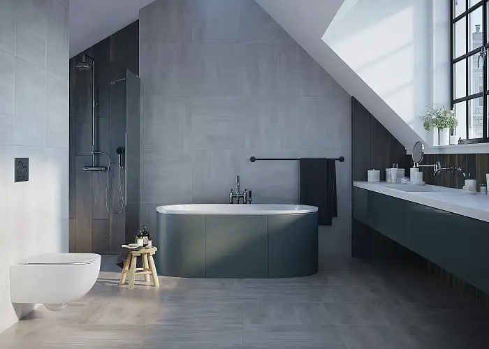 Lines темно-серый Керамогранит 60x60