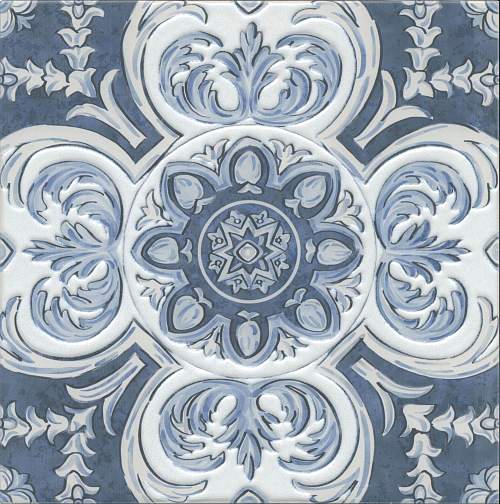 Декор Алмаш HGD\A510\SG9174 Центр Синий 30х30